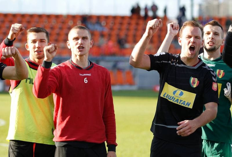 Football. PKO BP Ekstraklasa. Termalica Bruk-Bet Nieciecza - Korona Kielce. 02.04.2016