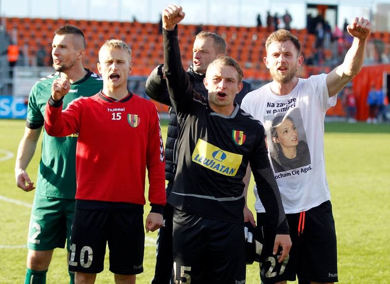 Football. PKO BP Ekstraklasa. Termalica Bruk-Bet Nieciecza - Korona Kielce. 02.04.2016