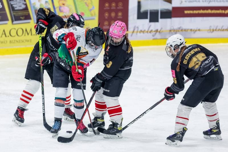 Ice Hockey. Tauron Liga Kobiet. Kojotki Naprzod Janow - KS Cracovia 1906. 17.12.2023