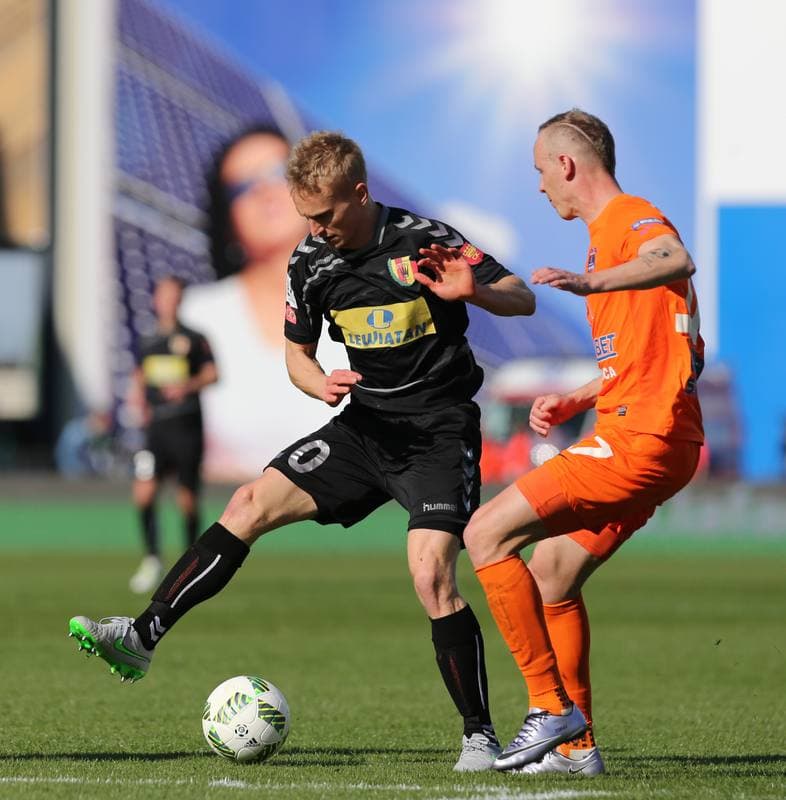 Football. PKO BP Ekstraklasa. Termalica Bruk-Bet Nieciecza - Korona Kielce. 02.04.2016