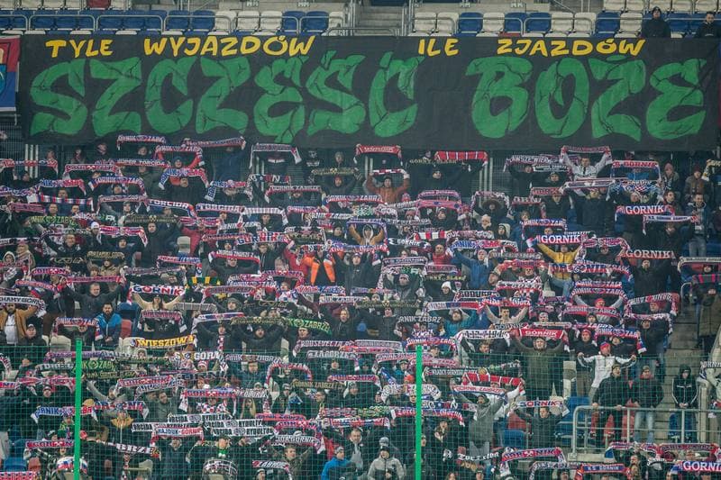 Football. PKO BP Ekstraklasa. Gornik Zabrze - Slask Wroclaw. 03.12.2021