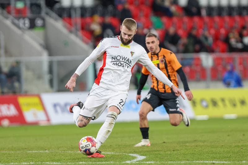 Football. Fortuna I Liga. Zaglebie Sosnowiec - Chrobry Glogow. 19.12.2023