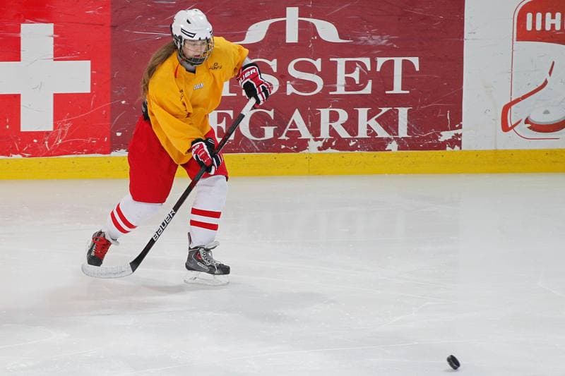 Ice Hockey. Poland Women's National Team. Training. 30.03.2016