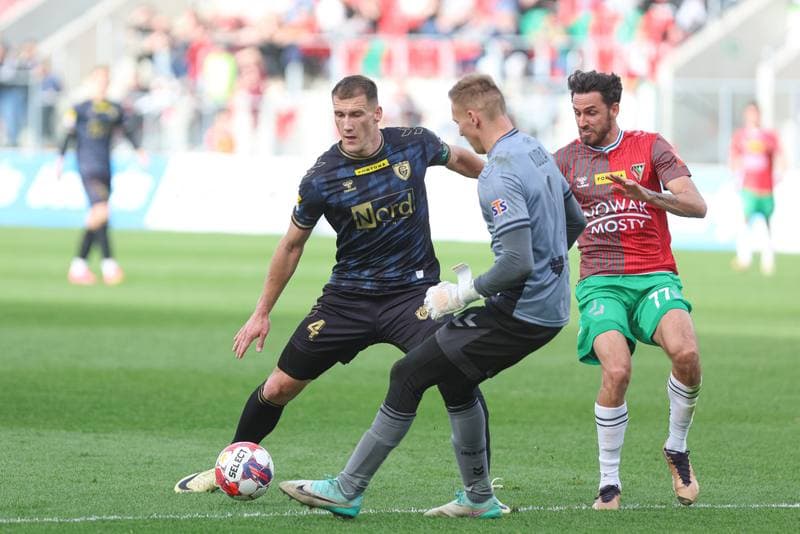 Football. Fortuna I Liga. Zaglebie Sosnowiec - GKS Katowice. 01.04.2024