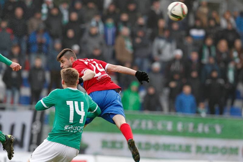 Football. II Liga. Radomiak Radom - Rakow Czestochowa. 05.03.2016