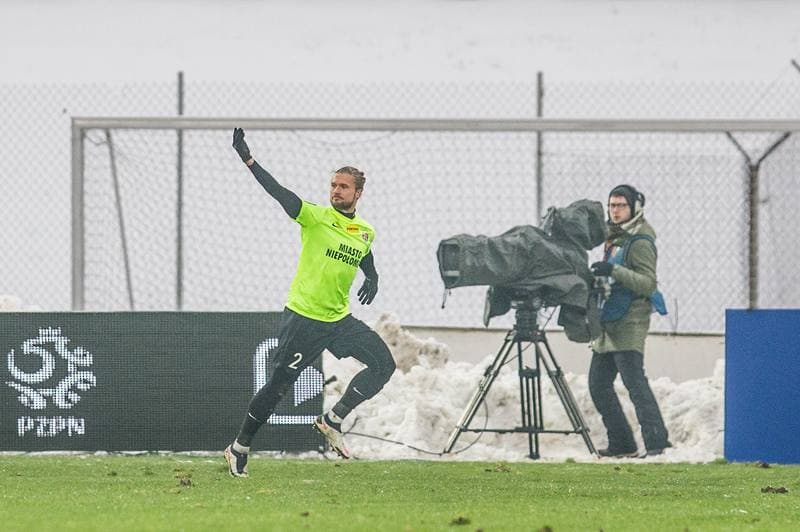 Football. Fortuna Puchar Polski. Puszcza Niepolomice - Lechia Gdansk. 07.02.2021