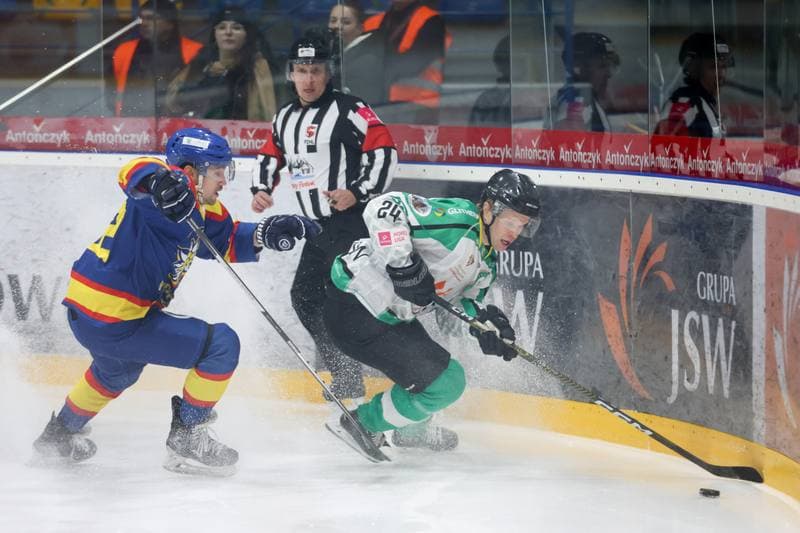 Ice Hockey. Tauron Hokej Liga. JKH GKS Jastrzebie - PZU Podhale Nowy Targ. 07.01.2024