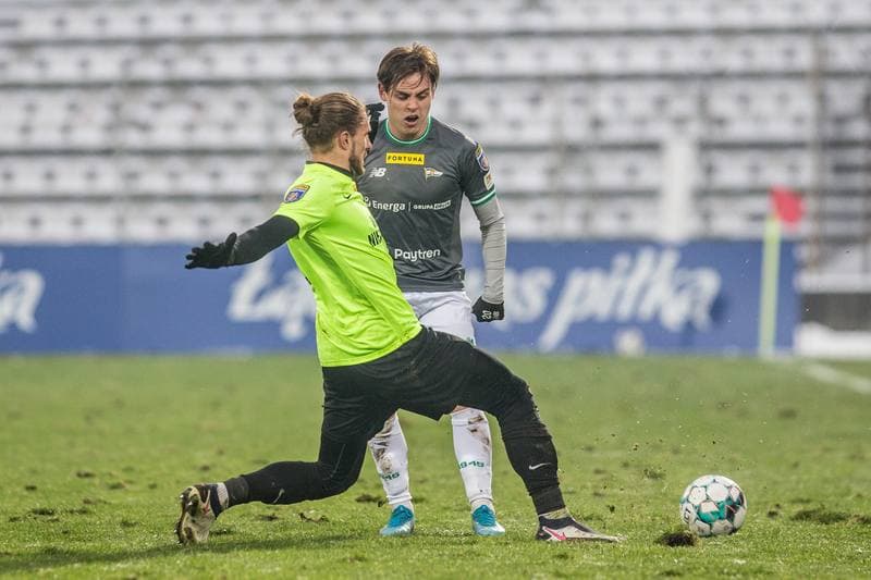 Football. Fortuna Puchar Polski. Puszcza Niepolomice - Lechia Gdansk. 09.02.2021