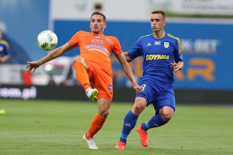 Football. Lotto Ekstraklasa. Bruk-Bet Termalica Nieciecza - Arka Gdynia. 18.07.2016