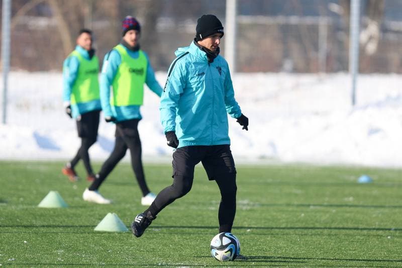 Football. Gornik Zabrze. Training. 10.01.2024