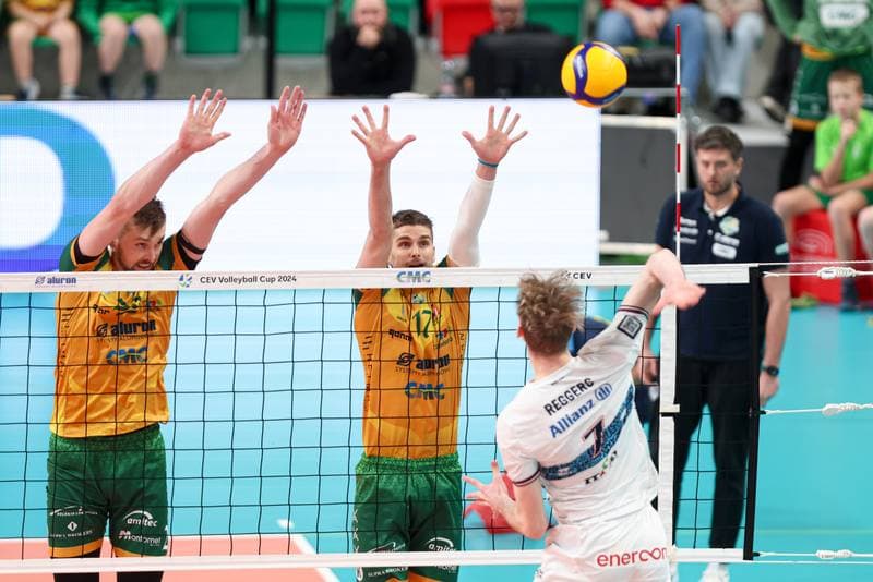 Volleyball. CEV Cup. Aluron CMC Warta Zawiercie - Allianz Milano. 10.01.2024
