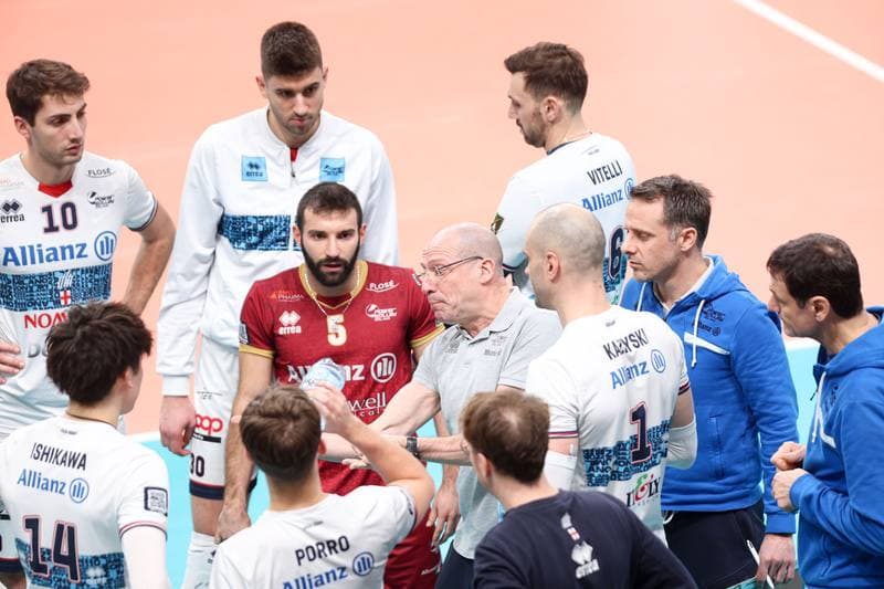Volleyball. CEV Cup. Aluron CMC Warta Zawiercie - Allianz Milano. 10.01.2024