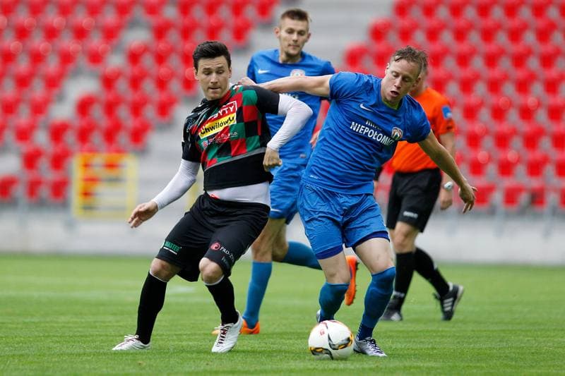 Football. Sparing. GKS Tychy - Puszcza Niepolomice. 19.07.2016