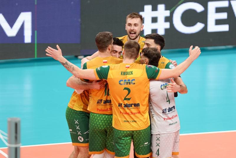 Volleyball. CEV Cup. Aluron CMC Warta Zawiercie - Allianz Milano. 10.01.2024