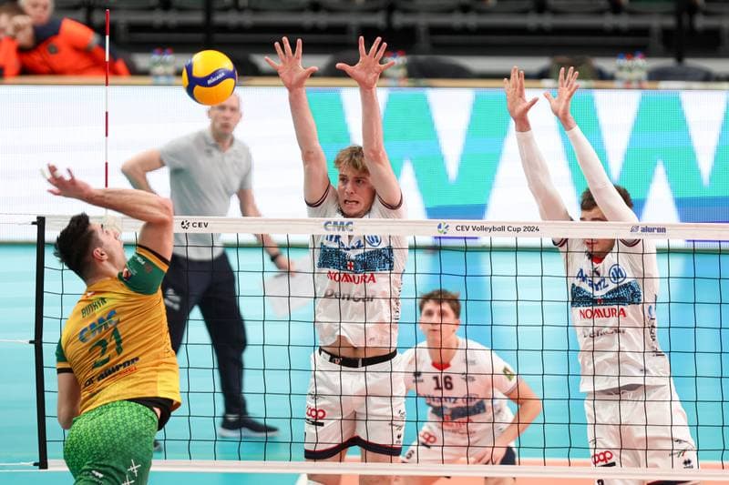 Volleyball. CEV Cup. Aluron CMC Warta Zawiercie - Allianz Milano. 10.01.2024