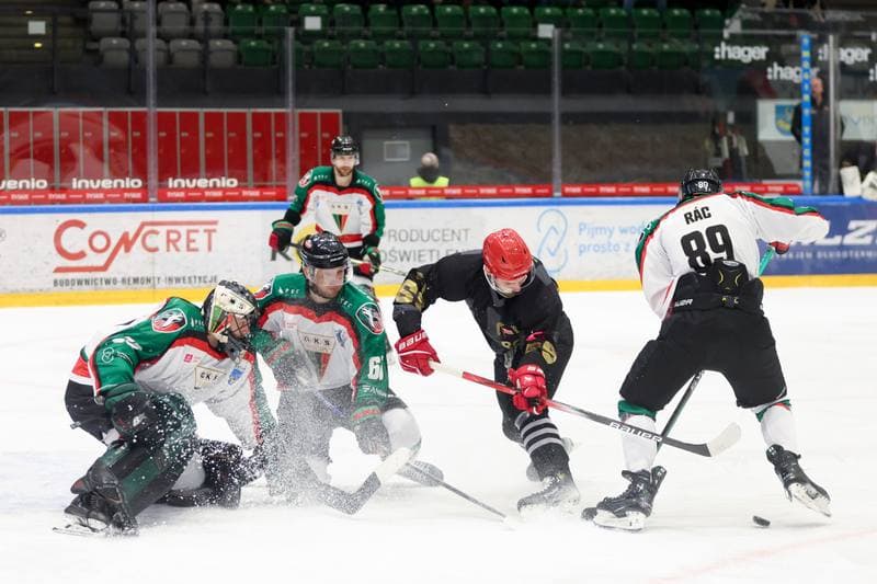 Ice Hockey. Tauron Hokej Liga. GKS Tychy - Comarch Cracovia. 12.01.2024