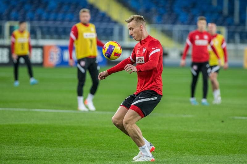 Football. Poland national team. Training. 21.03.2022