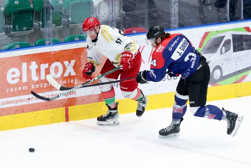 Ice Hockey. Tauron Hokej Liga. Zaglebie Sosnowiec - KH Energa Torun. 12.01.2024