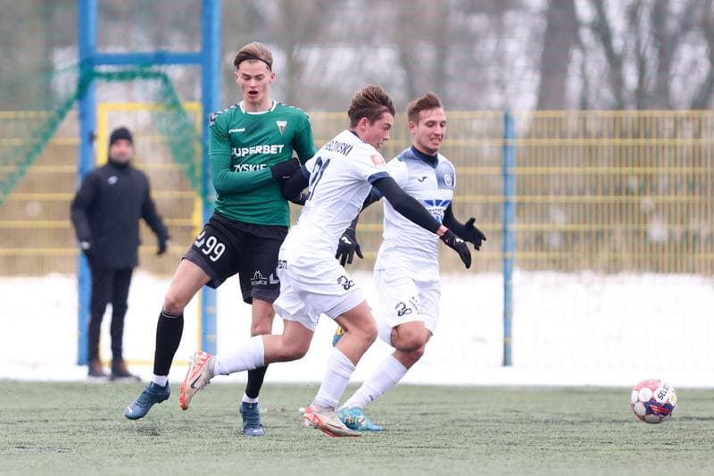 Football. Sparing. GKS Tychy - Hutnik Krakow. 13.01.2024