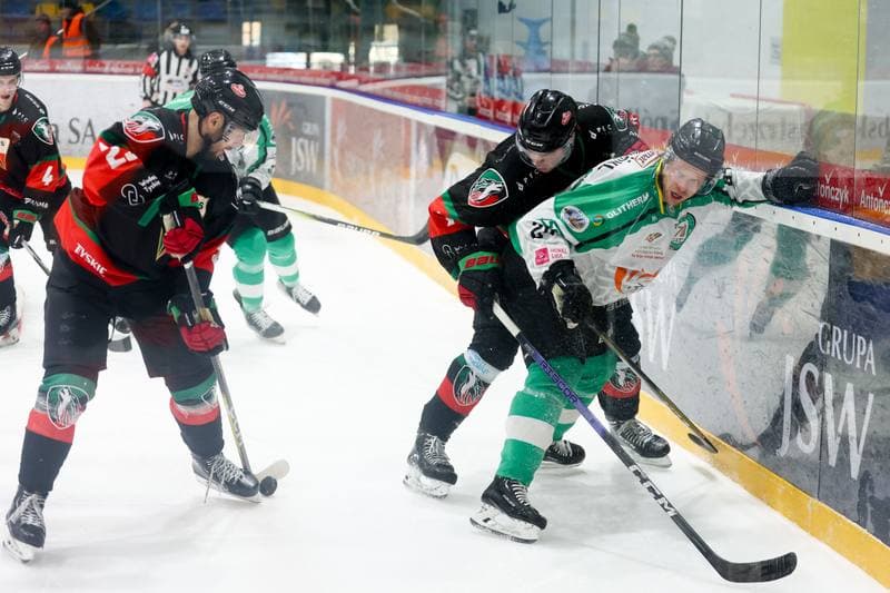 Ice Hockey. Tauron Hokej Liga. JKH GKS Jastrzebie - GKS Tychy. 14.01.2024