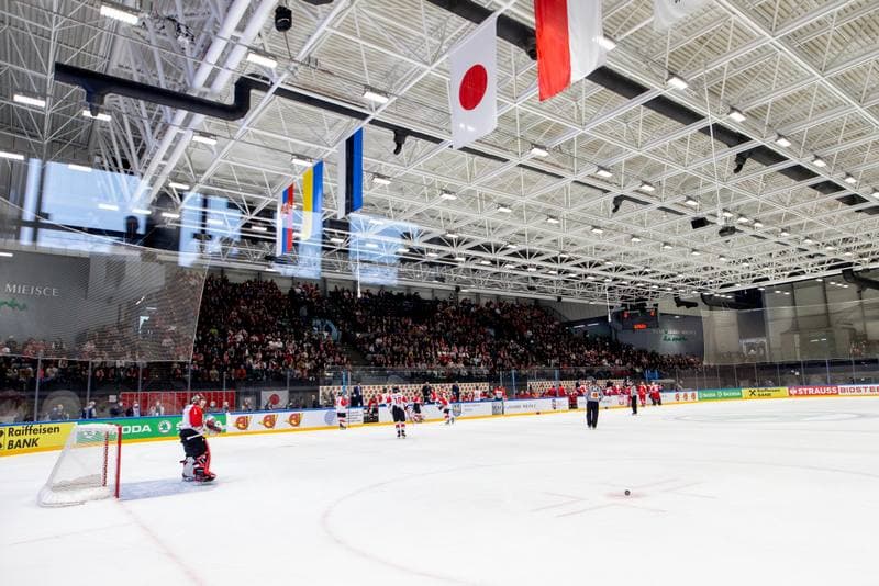 Ice Hockey. World Championship Division 1 Group B. Poland - Japan. 01.05.2022