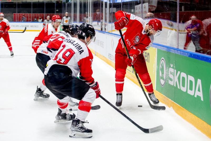 Ice Hockey. World Championship Division 1 Group B. Poland - Japan. 01.05.2022