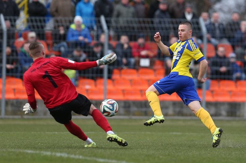 Football. I Liga. MKS Kluczbork - Arka Gdynia. 26.03.2016