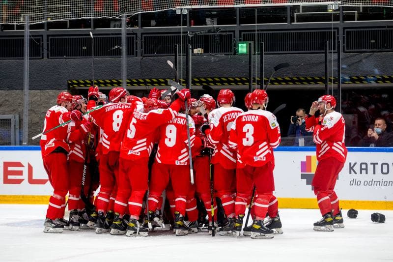 Ice Hockey. World Championship Division 1 Group B. Poland - Japan. 01.05.2022