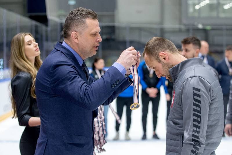 Ice Hockey. World Championship Division 1 Group B. Estonia - Ukraine. 01.05.2022