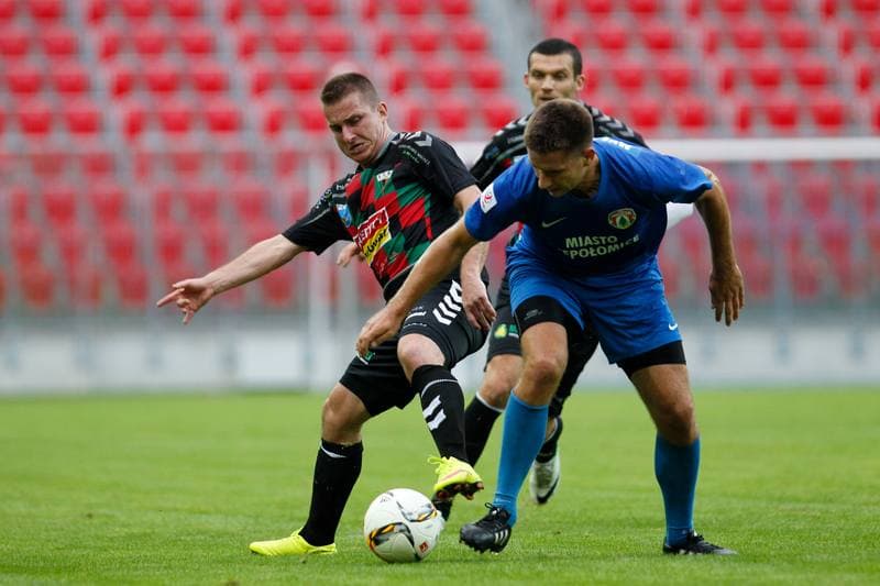 Football. Sparing. GKS Tychy - Puszcza Niepolomice. 19.07.2016