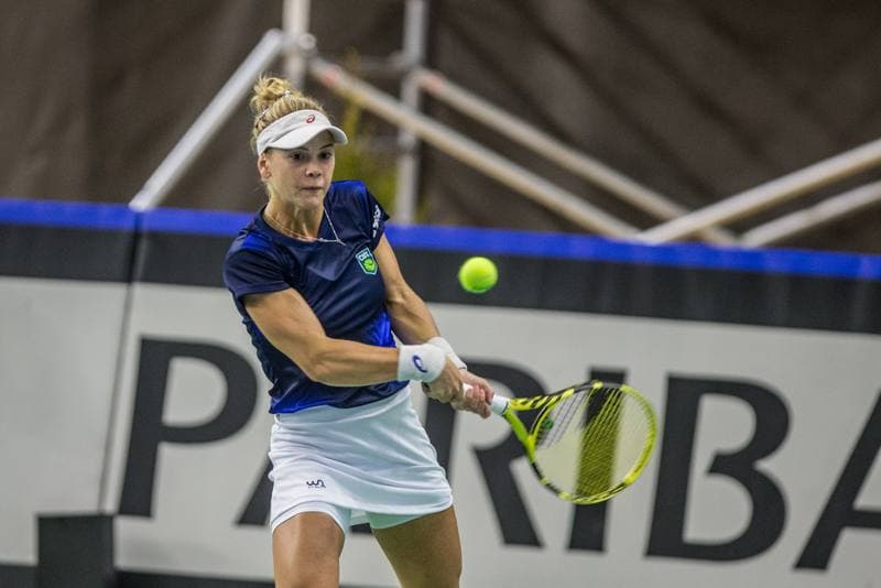 Tennis. Billie Jean King Cup. Poland - Brazil. 16.04.2021