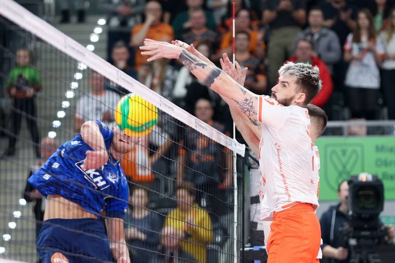 Volleyball. CEV Champions League. Jastrzebski Wegiel - SVG Luneburg. 17.01.2024