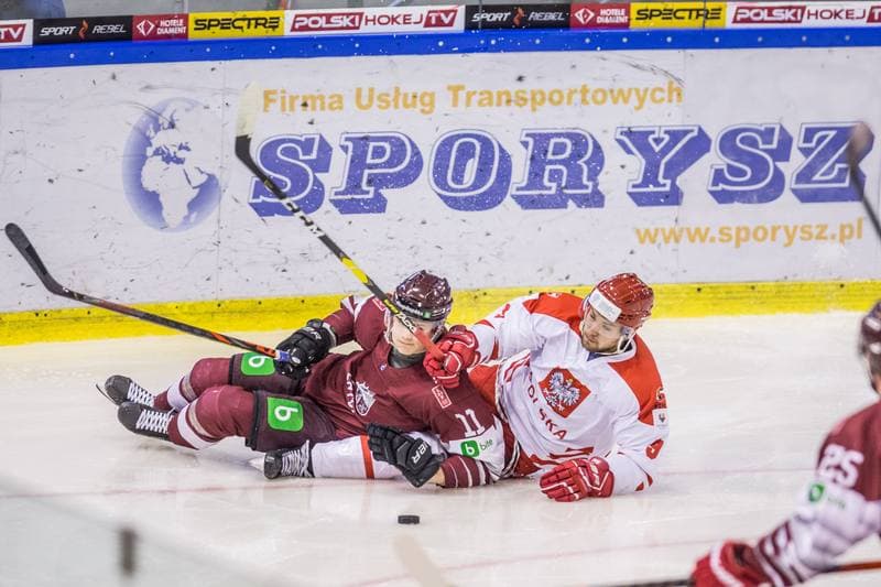 Ice Hockey. Three Seas Tournament. Poland - Latvia. 21.04.2021