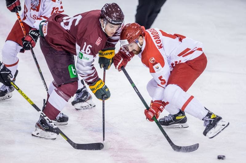 Ice Hockey. Three Seas Tournament. Poland - Latvia. 21.04.2021