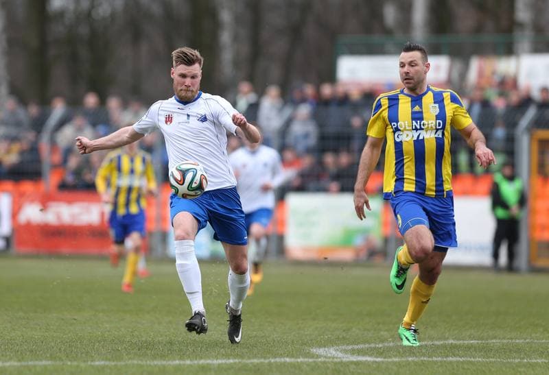 Football. I Liga. MKS Kluczbork - Arka Gdynia. 26.03.2016