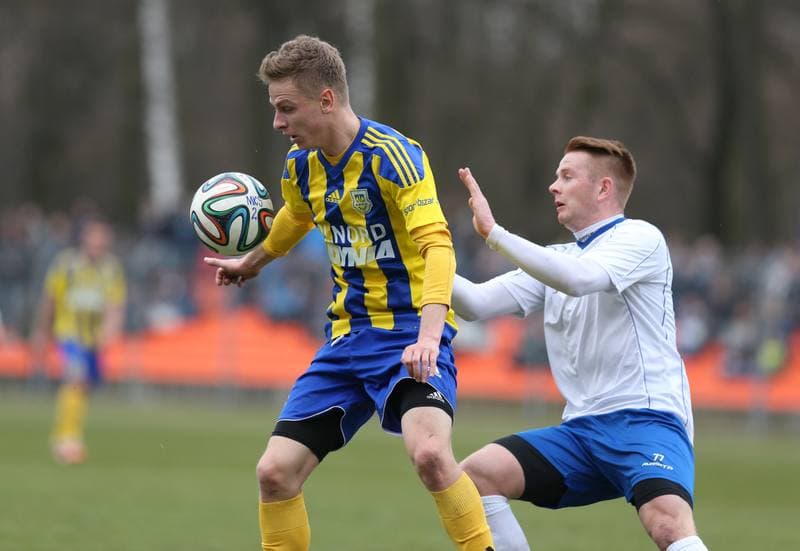 Football. I Liga. MKS Kluczbork - Arka Gdynia. 26.03.2016
