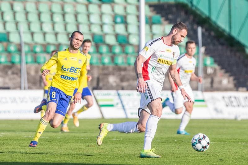 Football. Fortuna I Liga. Zaglebie Sosnowiec - Arka Gdynia. 28.04.2021