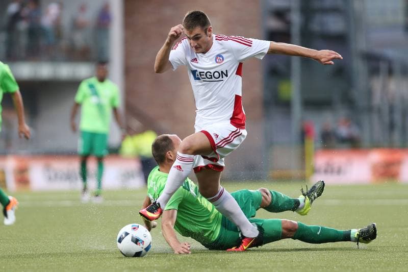 Football. Champions League. AS Trencin - Olimpija Ljubljana. 20.07.2016