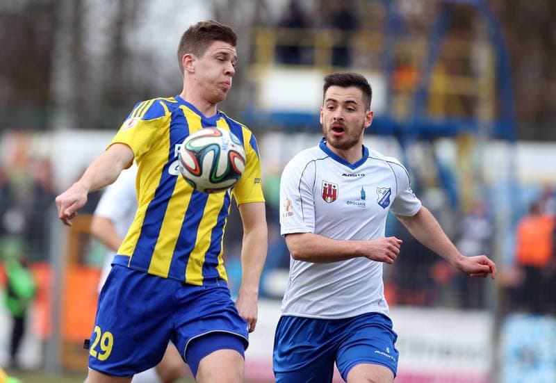 Football. I Liga. MKS Kluczbork - Arka Gdynia. 26.03.2016