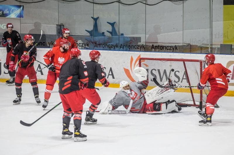 Ice Hockey. Poland national team. Training. 02.05.2021