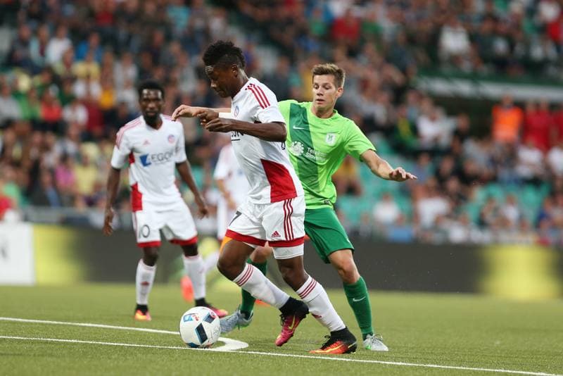 Football. Champions League. AS Trencin - Olimpija Ljubljana. 20.07.2016