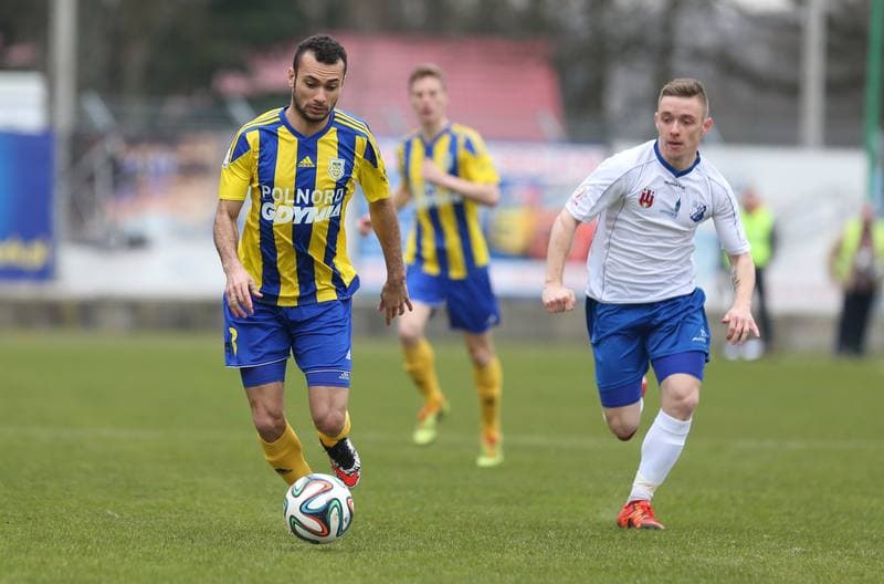 Football. I Liga. MKS Kluczbork - Arka Gdynia. 26.03.2016