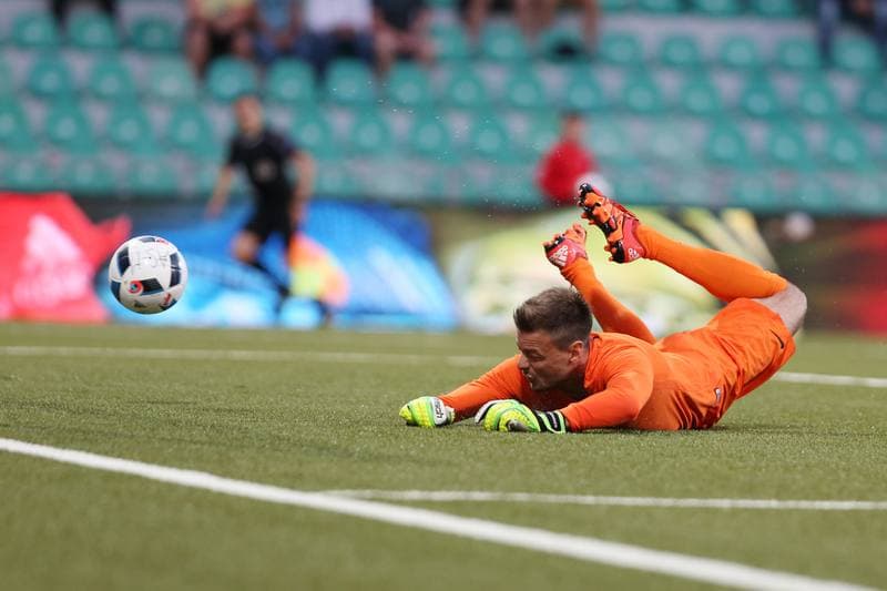 Football. Champions League. AS Trencin - Olimpija Ljubljana. 20.07.2016