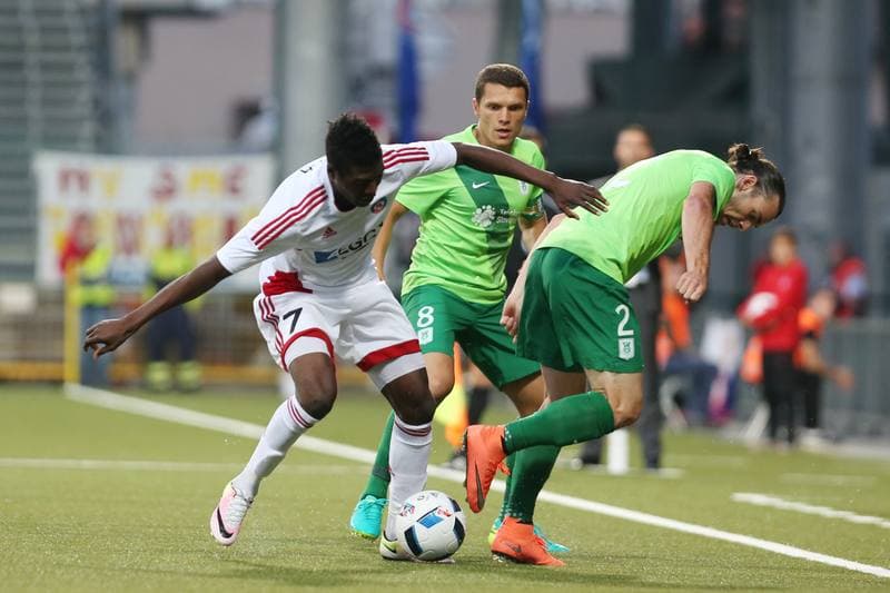 Football. Champions League. AS Trencin - Olimpija Ljubljana. 20.07.2016