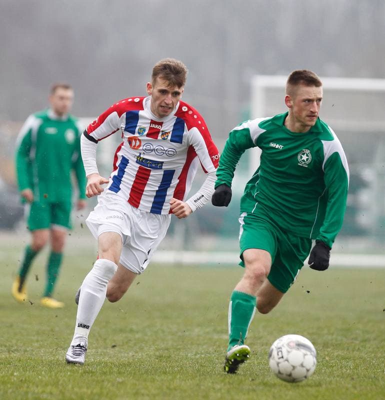 Football. III Liga. Grunwald Ruda Slaska - Odra Opole. 26.03.2016