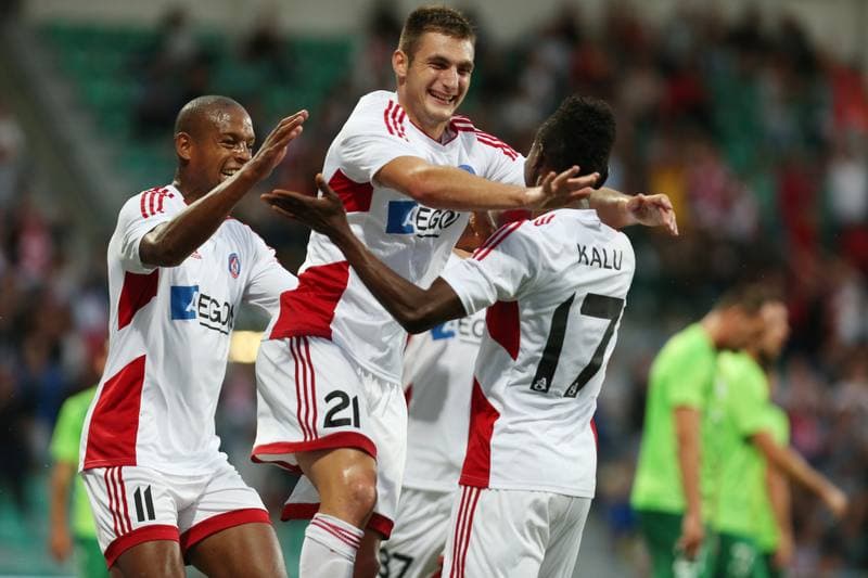 Football. Champions League. AS Trencin - Olimpija Ljubljana. 20.07.2016