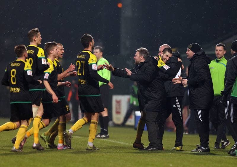 Football. I Liga. Miedz Legnica - GKS Katowice. 25.03.2016