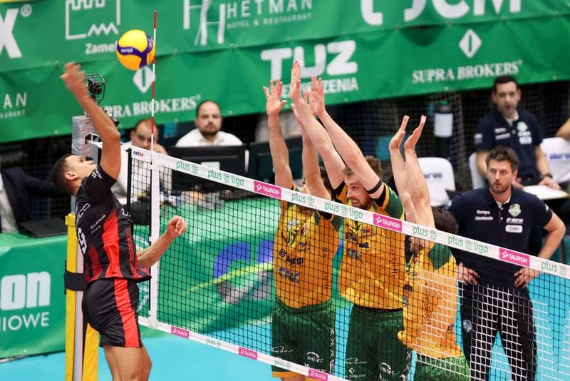 Volleyball. PlusLiga. Aluron CMC Warta Zawiercie - Asseco Resovia Rzeszow. 25.01.2024