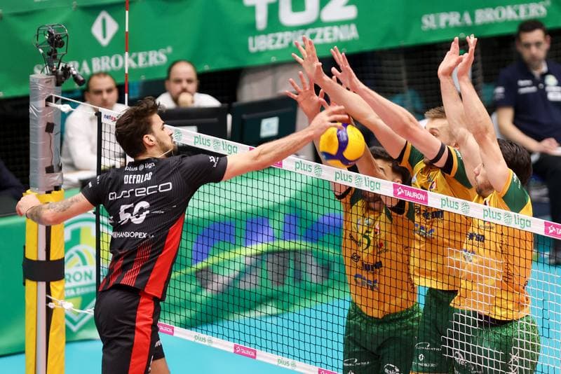 Volleyball. PlusLiga. Aluron CMC Warta Zawiercie - Asseco Resovia Rzeszow. 25.01.2024