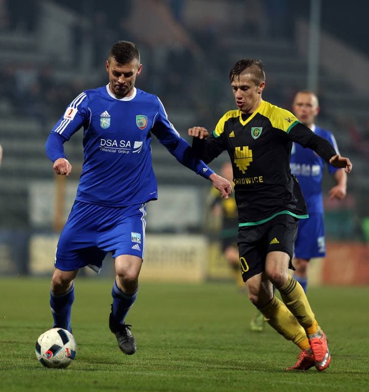 Football. I Liga. Miedz Legnica - GKS Katowice. 25.03.2016
